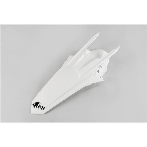 UFO KTM EXC 17-18 REAR FENDER WITH LUGS (WHT)