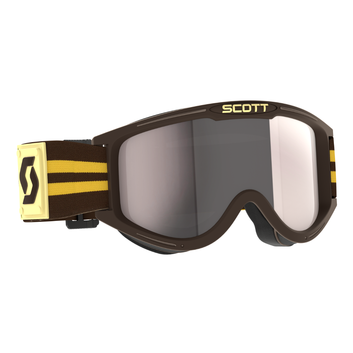SCOTT 89X Era Goggle - brown | silver chrome lens