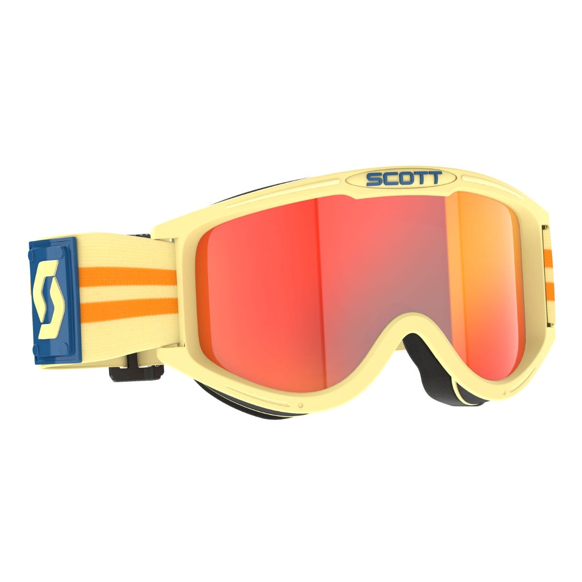 SCOTT 89X Era Goggle - beige | orange chrome lens