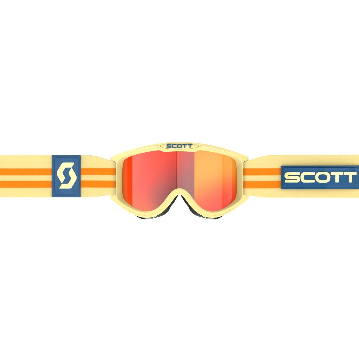 SCOTT 89X Era Goggle - beige | orange chrome lens