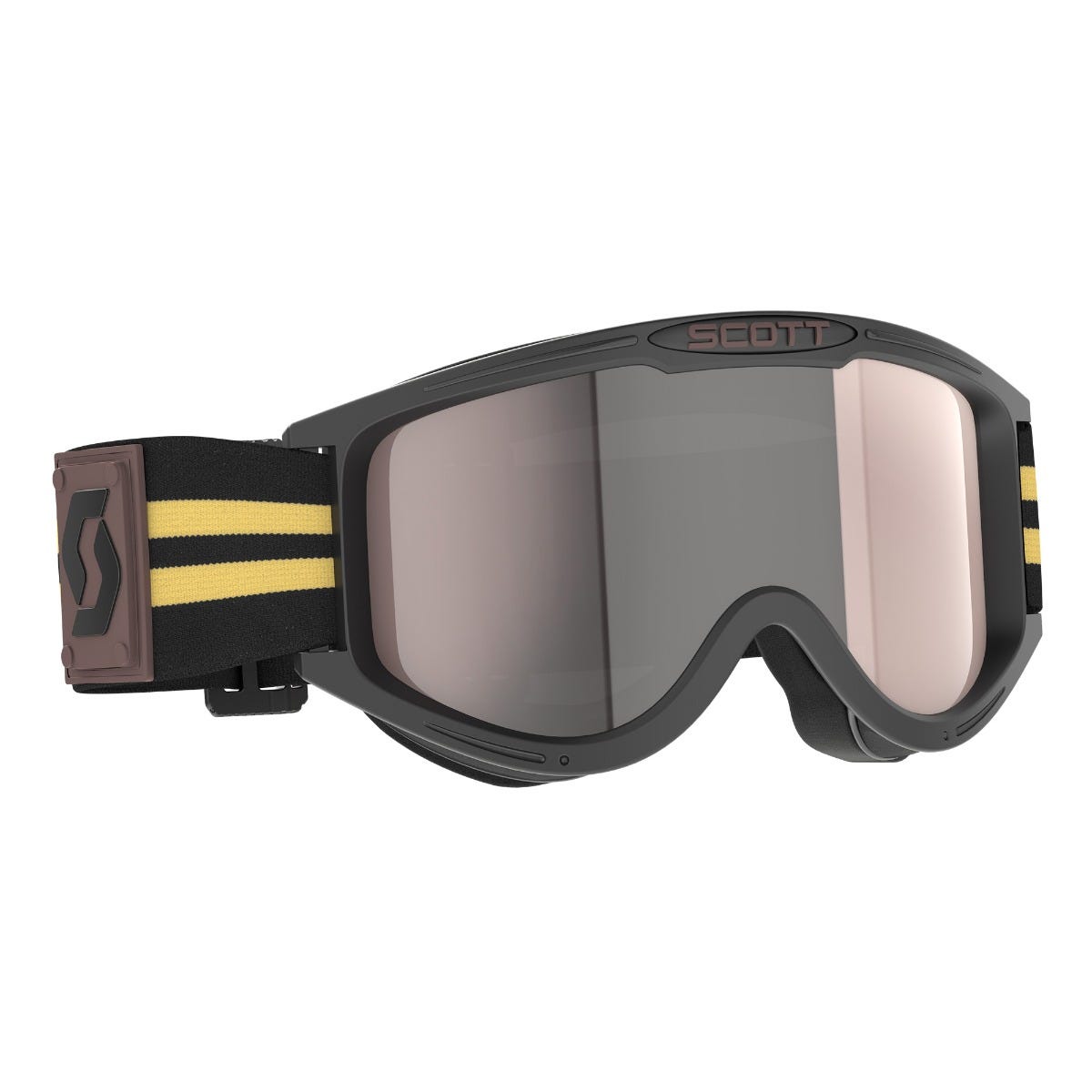 SCOTT 89X Era Goggle - black/beige | silver chrome lens