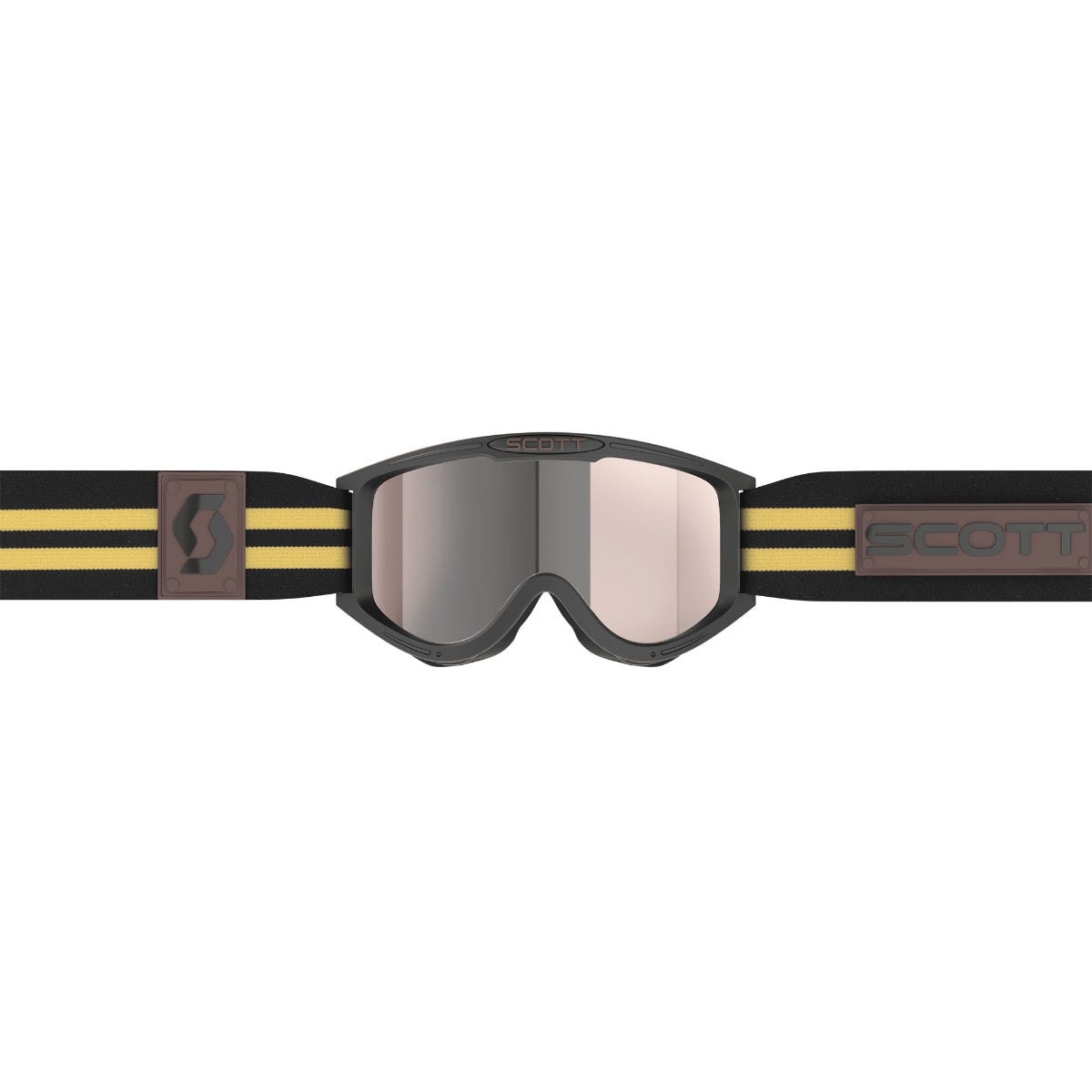 SCOTT 89X Era Goggle - black/beige | silver chrome lens