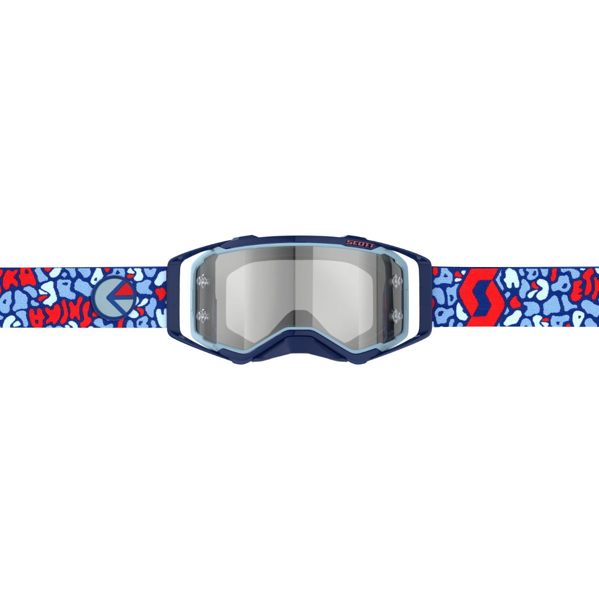 SCOTT Prospect Ethika Goggle - blue/red | silver chrome lens