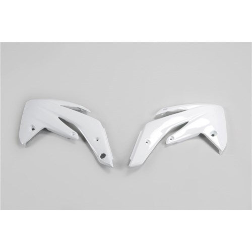 UFO CRF150R 07-18 RADIATOR SHROUDS (WHT)