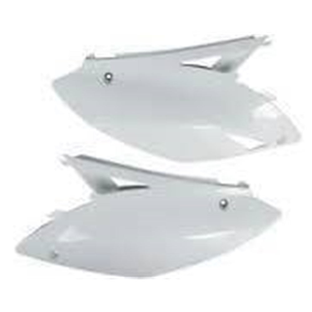 #UFO KX250F 09-12 SIDEPANELS (WHT)