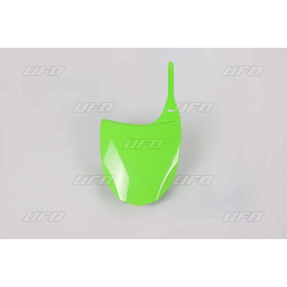 #UFO FRONT NO. PLATE KX250F 09-12 (GRN)
