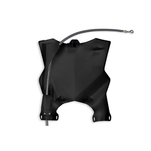 UFO STADIUM FRONT PLATE KX250F 17-22/KX450F 16-22 (BLK)