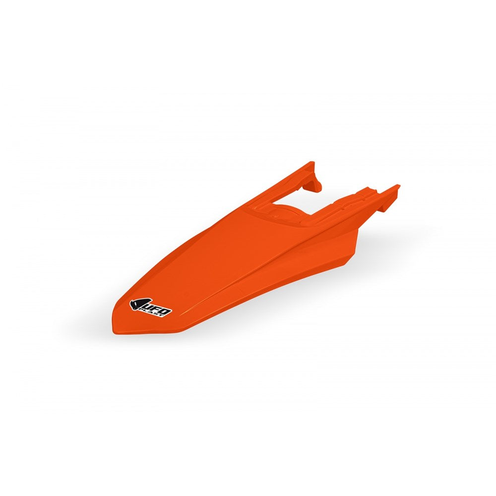 UFO KTM REAR FENDER W.PINS EXC 150/XC W150 / XC W150TPI - EXC 250/XC W250 - EXC-F 250/XCF W250 - EXC 300/XC W300 (24-25) ORG