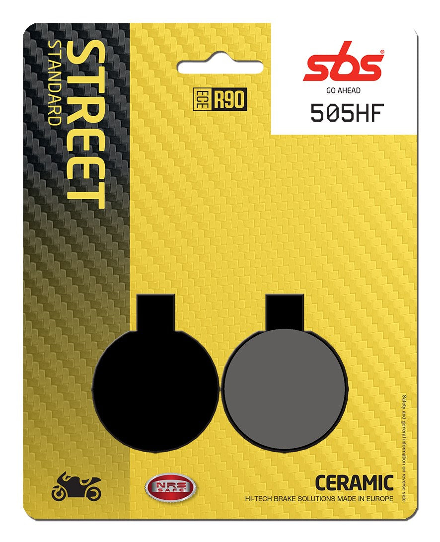 SBS FRICTION - Ceramic Front / Rear Brake Pads - 505HF-