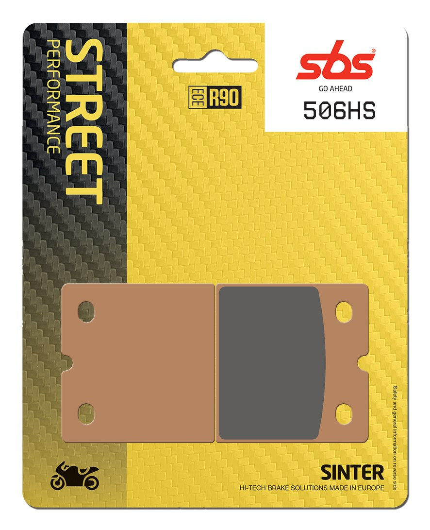 SBS FRICTION - Sinter Front Brake Pads - 506HS-