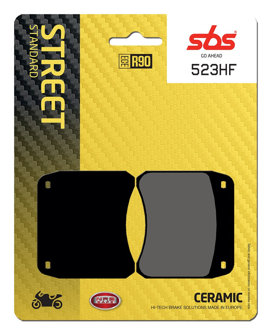 SBS FRICTION - Ceramic Front / Rear Brake Pads - 523HF-