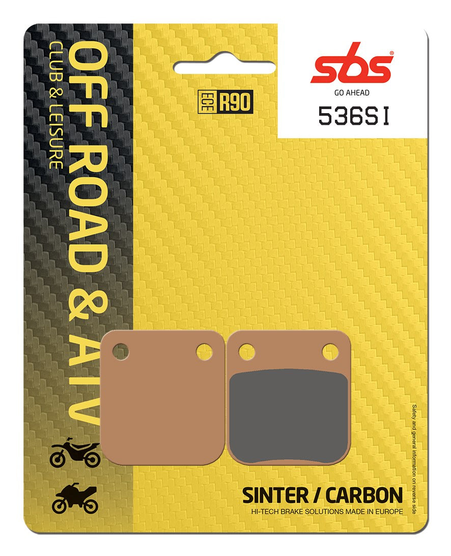 SBS FRICTION - Sinter Front / Rear Off Road Brake Pads (SBS 100) - 536SI-