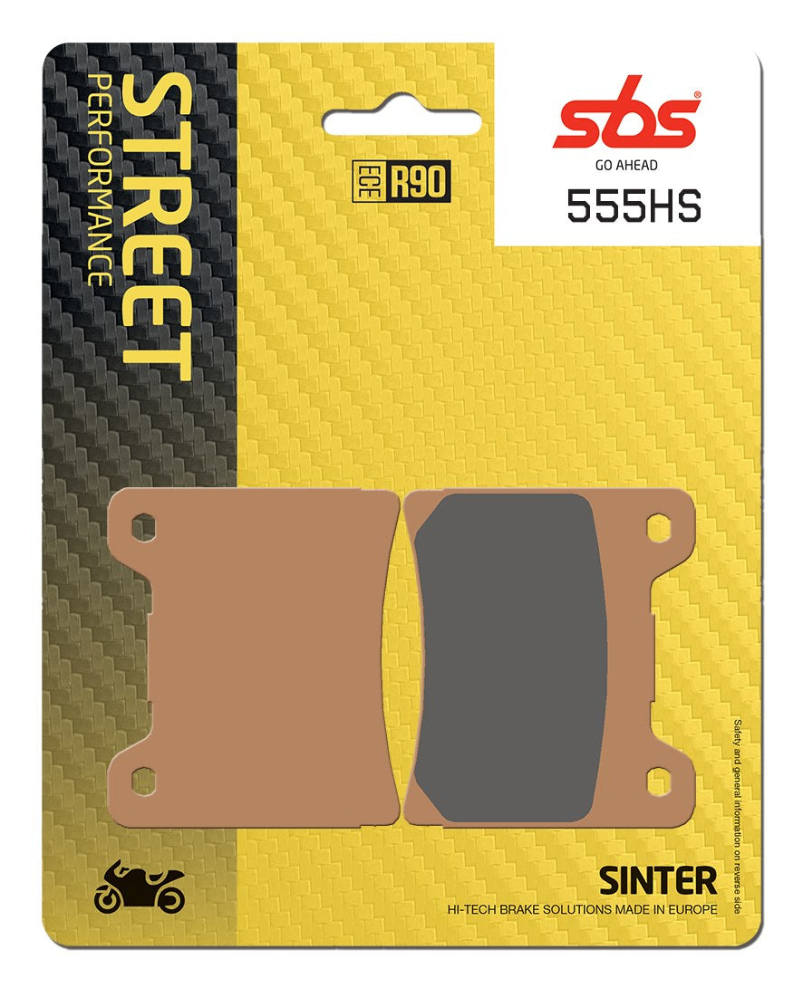 SBS FRICTION - Sinter Front Brake Pads - 555HS-