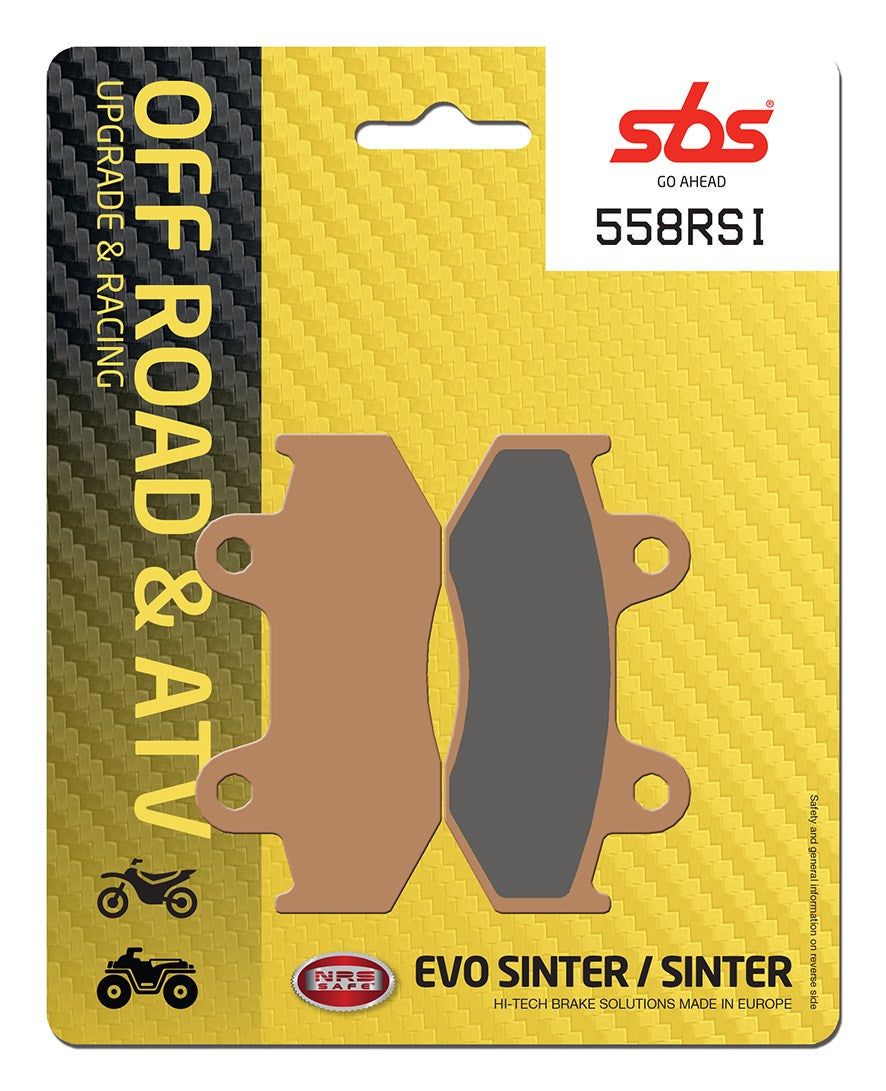 SBS FRICTION - Racing Sinter Front / Rear Off Road Brake Pads (SBS 104) - 558RSI-