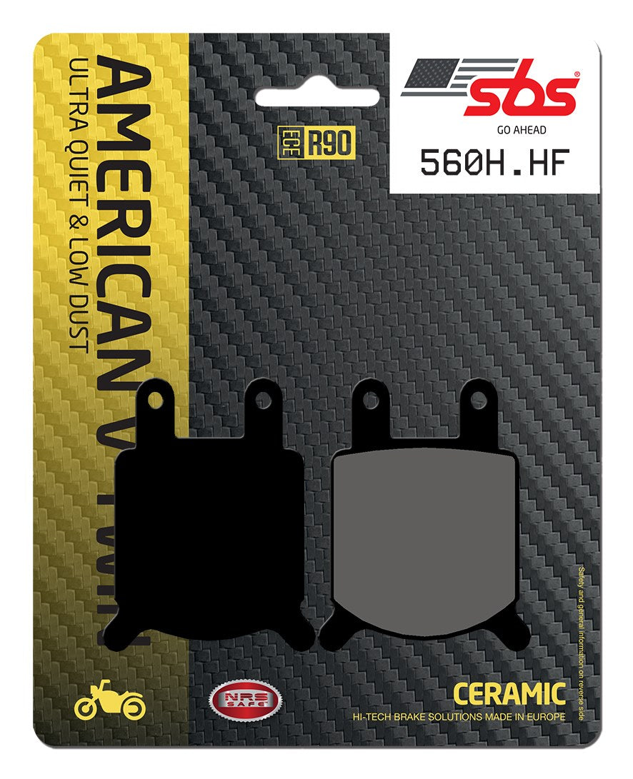 SBS FRICTION - Ceramic Front H-D Brake Pads - 560H.HF-