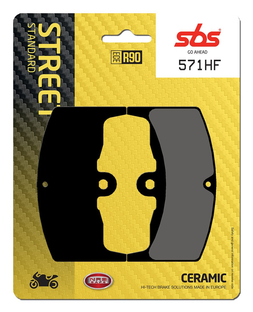 SBS FRICTION - Ceramic Front / Rear Brake Pads (BENDIX PACKAGING) - 571HF-