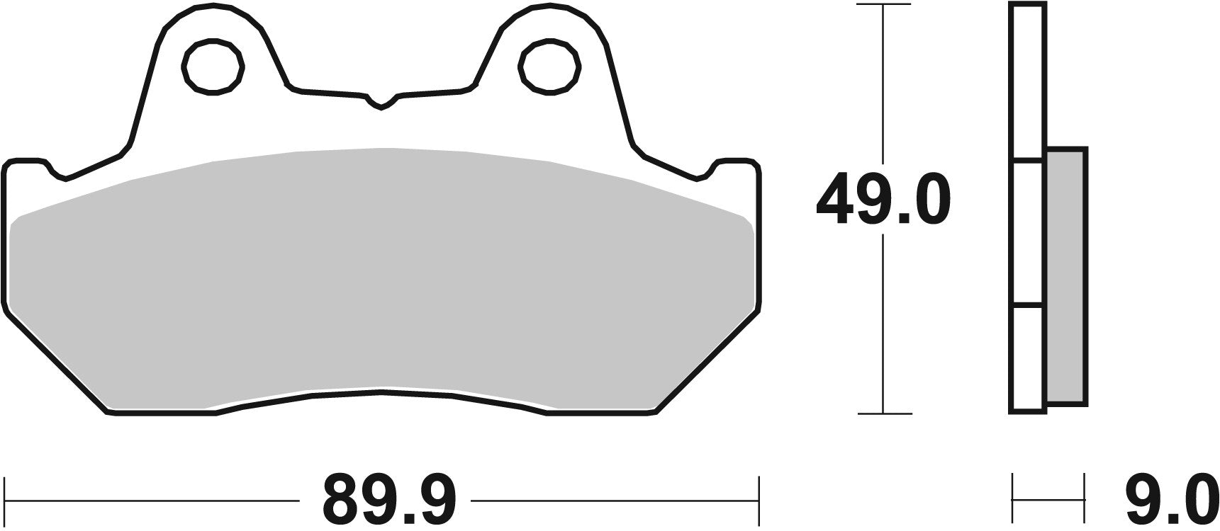 SBS FRICTION - Sinter Rear Brake Pads (SBS 127) - 572LS-