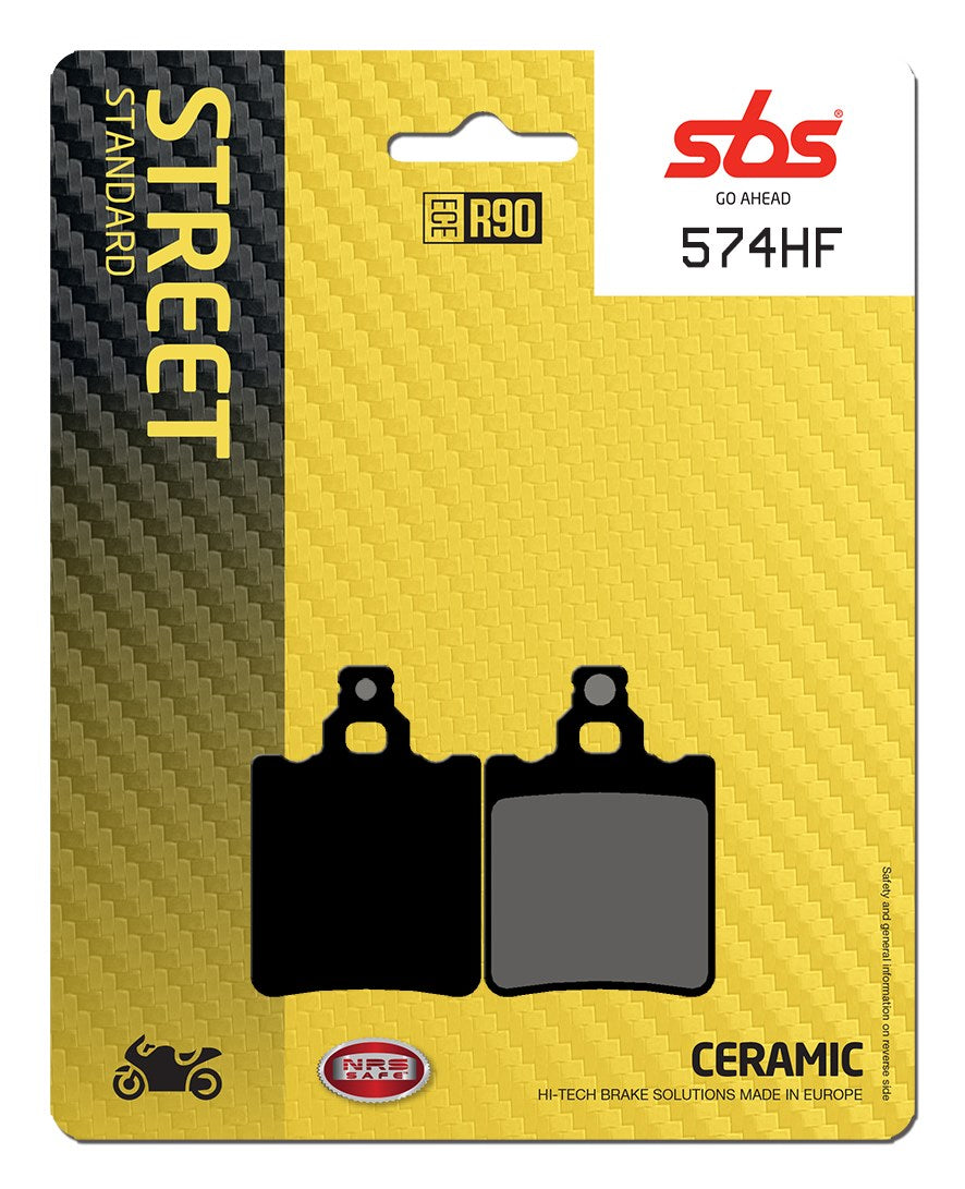 SBS FRICTION - Ceramic Rear Brake Pads (SBS 106) - 574HF-