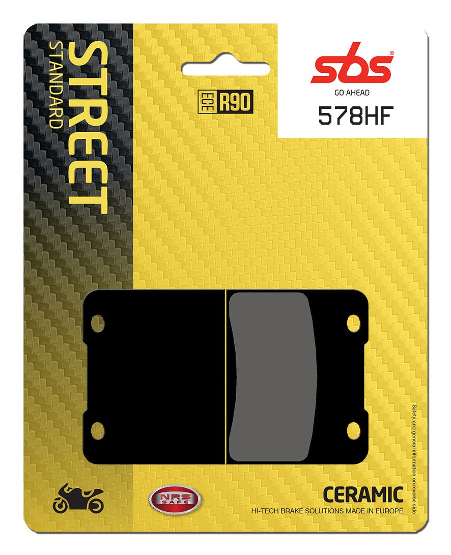 SBS FRICTION - Ceramic Front Brake Pads - 578HF-
