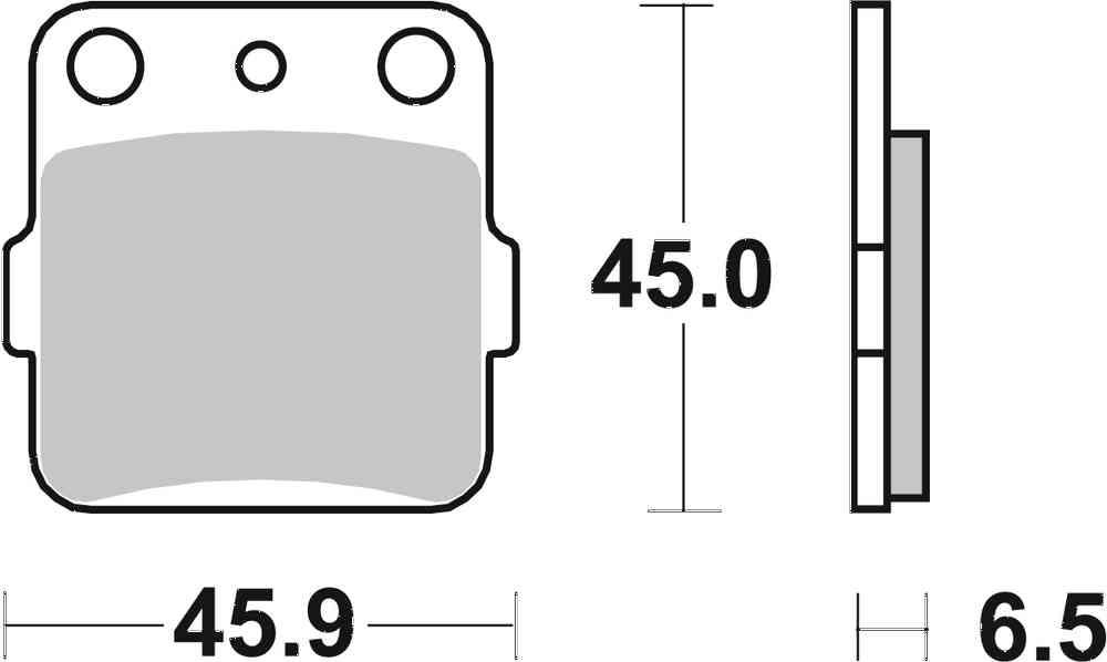SBS FRICTION - Racing Sinter Front / Rear Off Road Brake Pads - 584RSI-