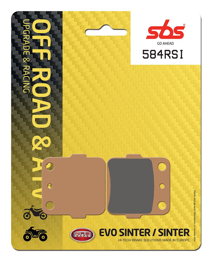 SBS FRICTION - Racing Sinter Front / Rear Off Road Brake Pads - 584RSI-