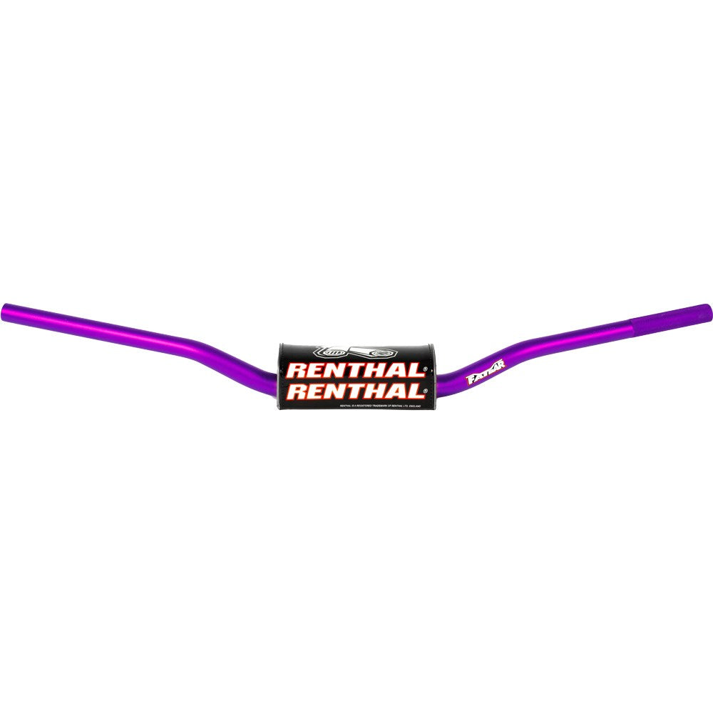 RENTHAL FATBAR H/BAR RC/OEM HONDA/KAWASAKI PUR W/BAR PAD (604-01-PE)