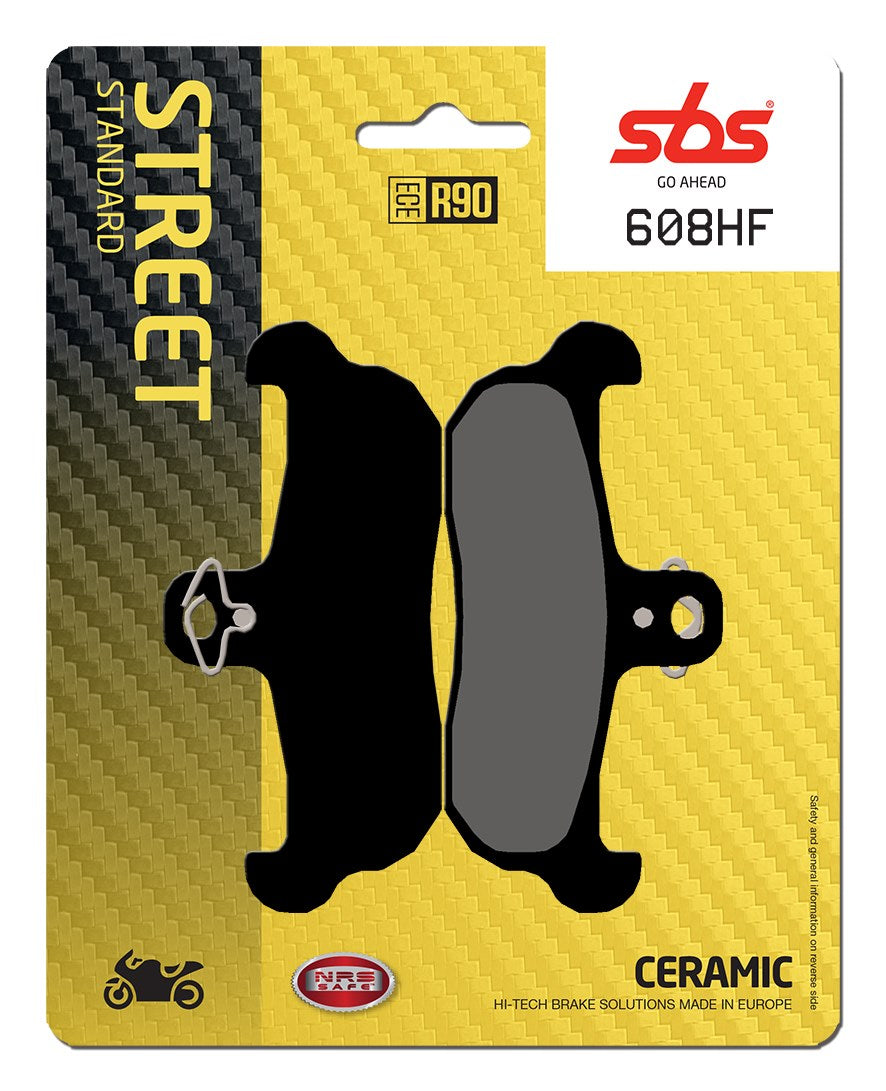 SBS FRICTION - Ceramic Front Brake Pads - 608HF-