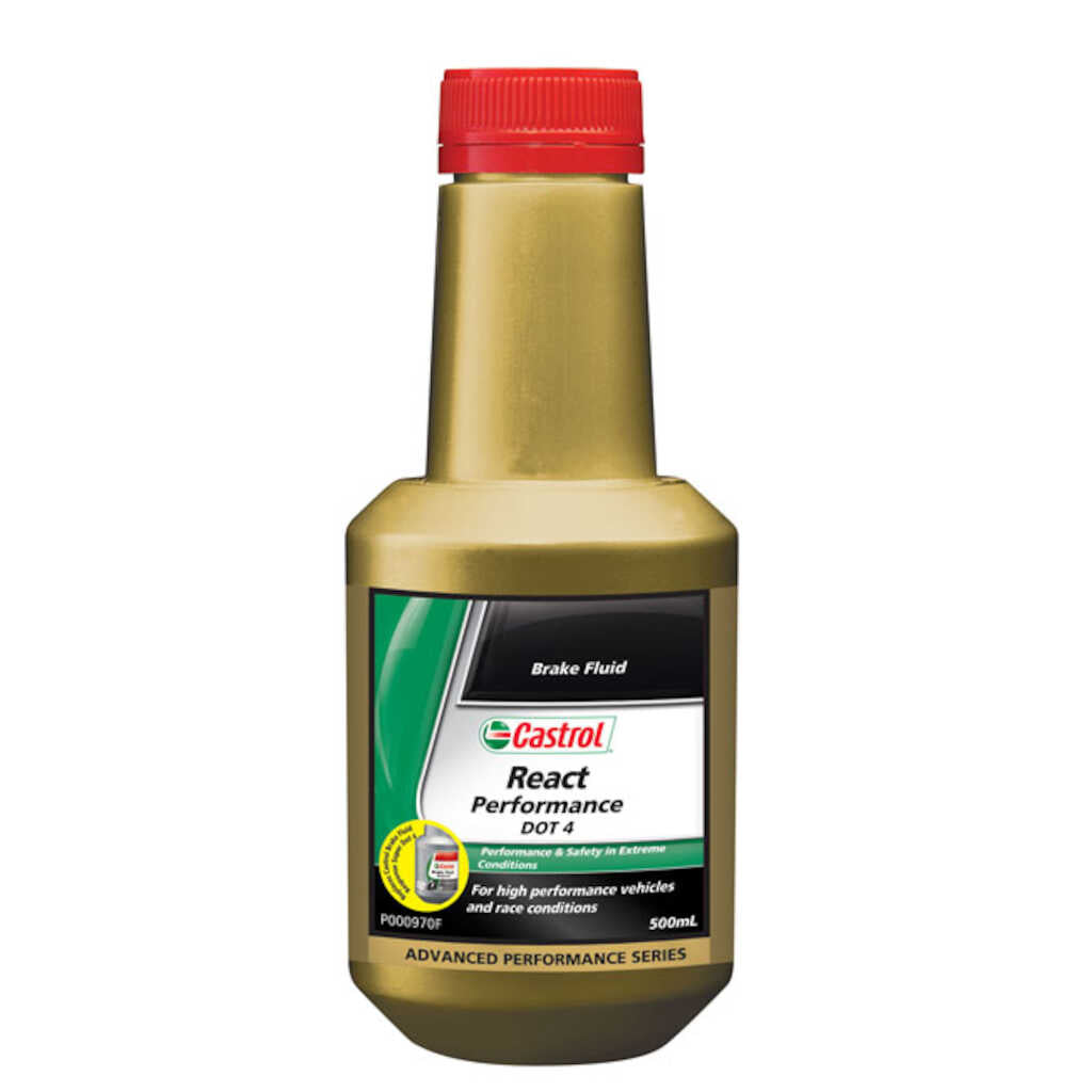 Castrol React Performance DOT 4 Brake Fluid 500mL