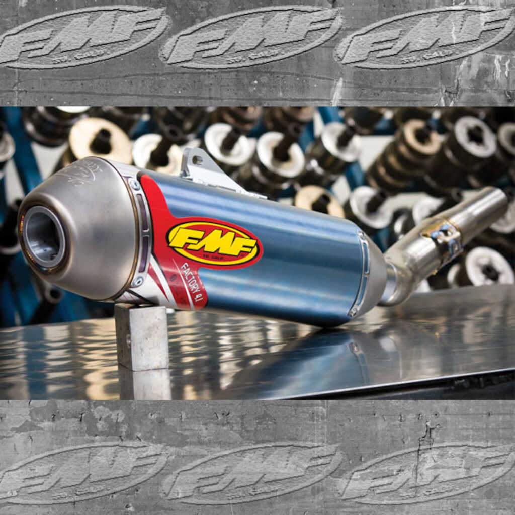 FMF Exhaust - 41383 - Slip On Muffler - Titanium - Factory 4.1