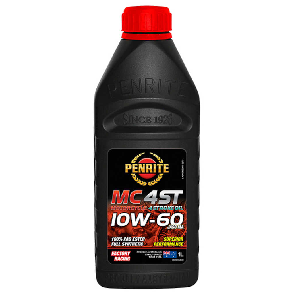 Penrite MC-4ST 10W-60 Full Synthetic 4 Stroke Oil 1L