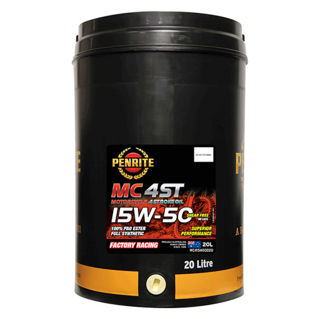 Penrite MC-4ST 15W-50 Full Synthetic 4 Stroke Oil 20L