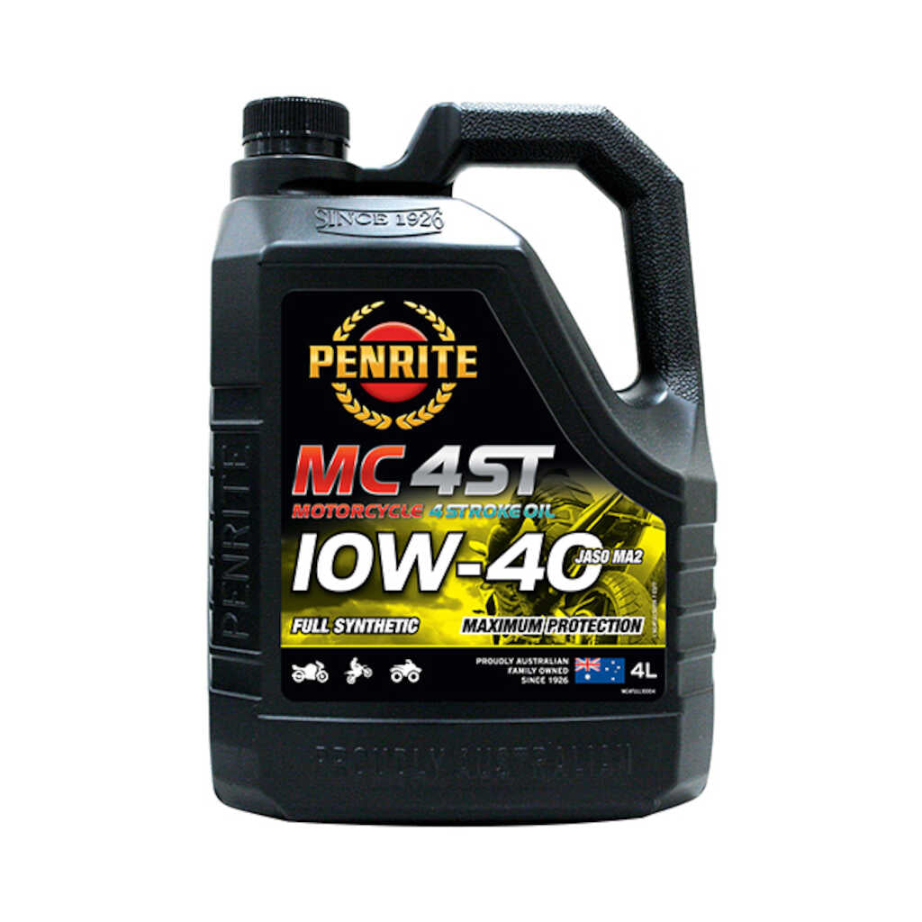Penrite MC-4ST 10W-40 Full Synthetic 4 Stroke Oil 4L - SKU: 6107757