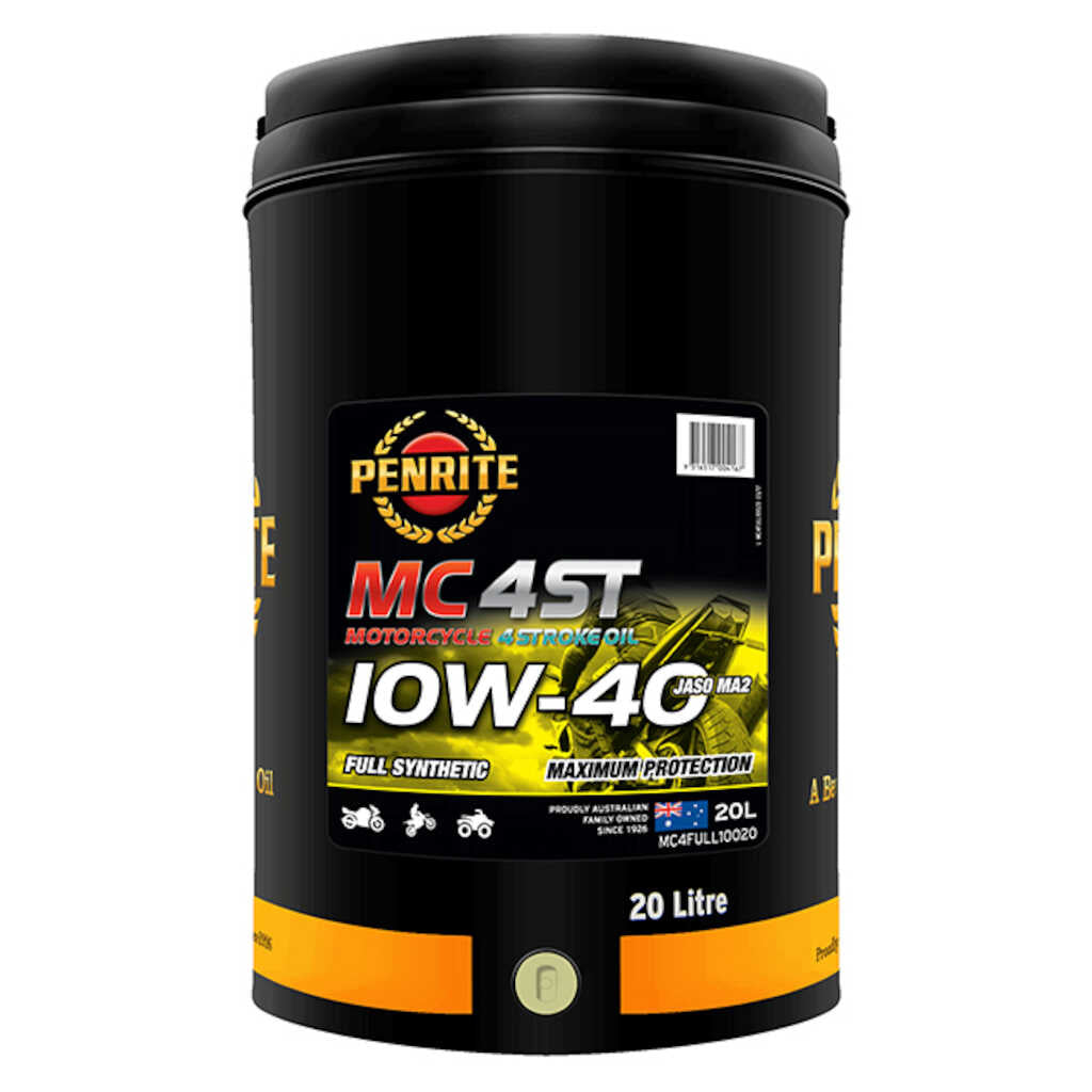 Penrite MC-4ST 10W-40 Full Synthetic 4 Stroke Oil 20L - SKU: 6107758