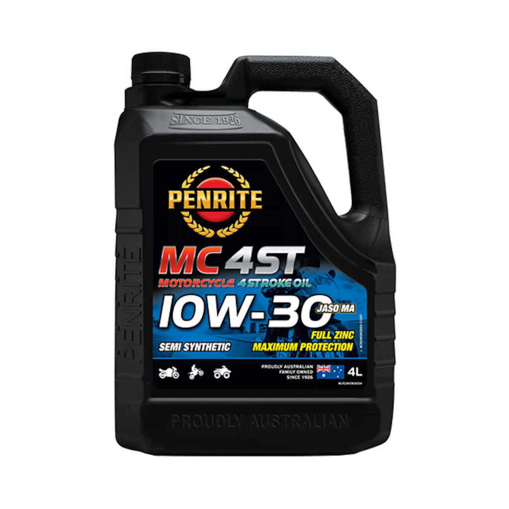 Penrite MC-4ST 10W-30 Semi Synthetic 4 Stroke Oil 4L