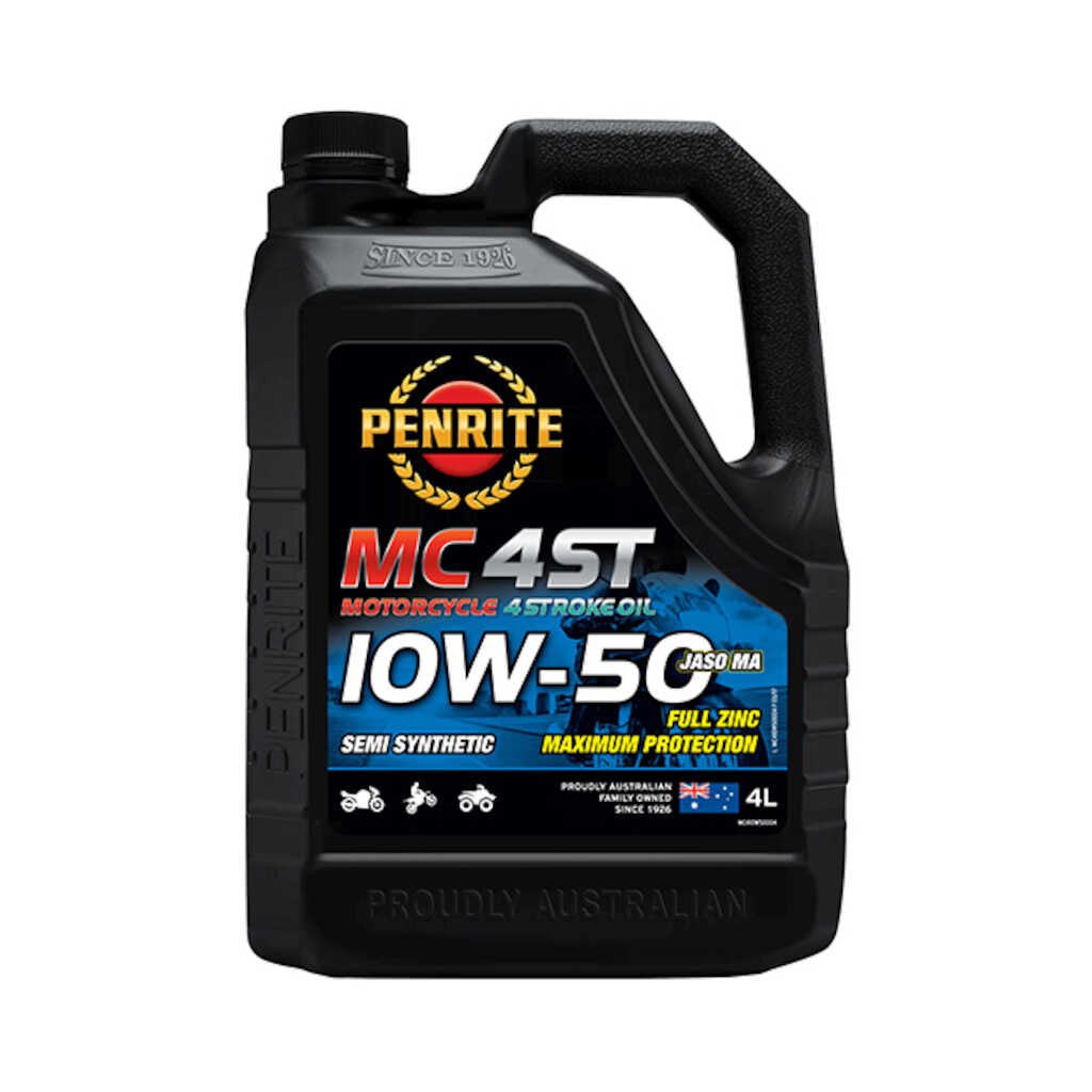 Penrite MC-4ST 10W-50 Semi Synthetic 4 Stroke Oil 4L