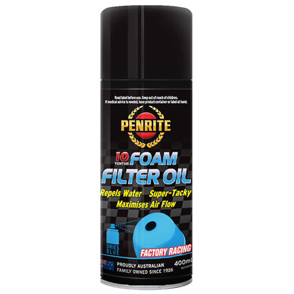 Penrite 10 Tenths Foam Filter Oil Aerosol 400mL