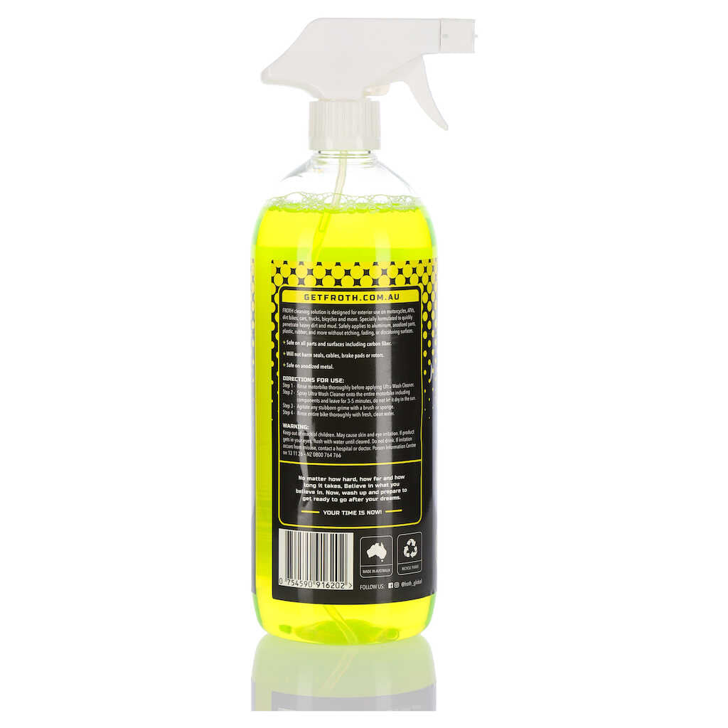Froth Ultrawash Cleaner RTU Spray Bottle 1L