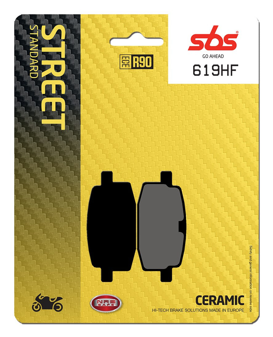 SBS FRICTION - Ceramic Front / Rear Brake Pads (SBS 111) - 619HF-