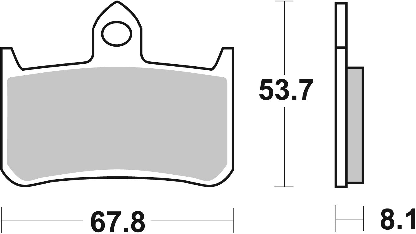 SBS FRICTION - Road Sport & Track Sinter Front Brake Pads - 622RST-