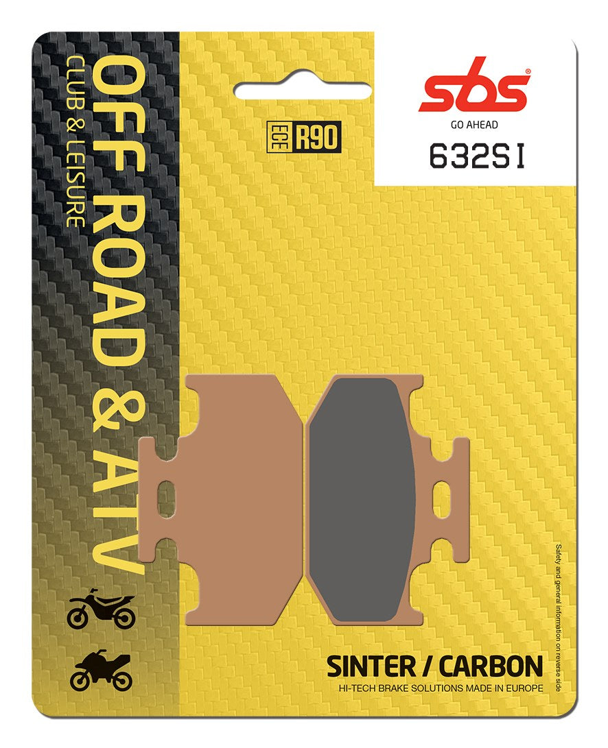 SBS FRICTION - Sinter Off Road Rear Brake Pads - 632SI-