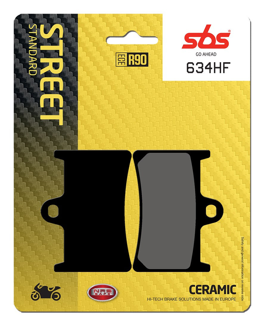 SBS FRICTION - Ceramic Front Brake Pads (SBS 198) - 634HF-