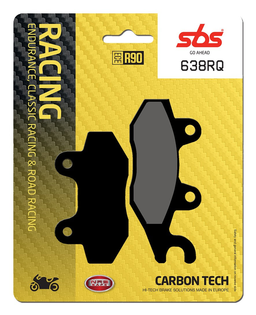 SBS FRICTION - Carbon Tech Racing Rear Brake Pads - 638RQ-