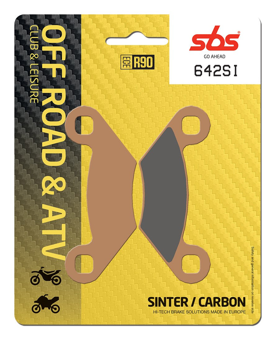 SBS FRICTION - Sinter Front / Rear Off Road Brake Pads - 642SI-