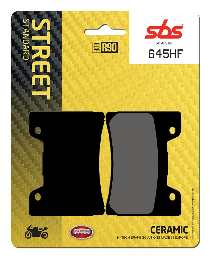 SBS FRICTION - Ceramic Front Brake Pads - 645HF-