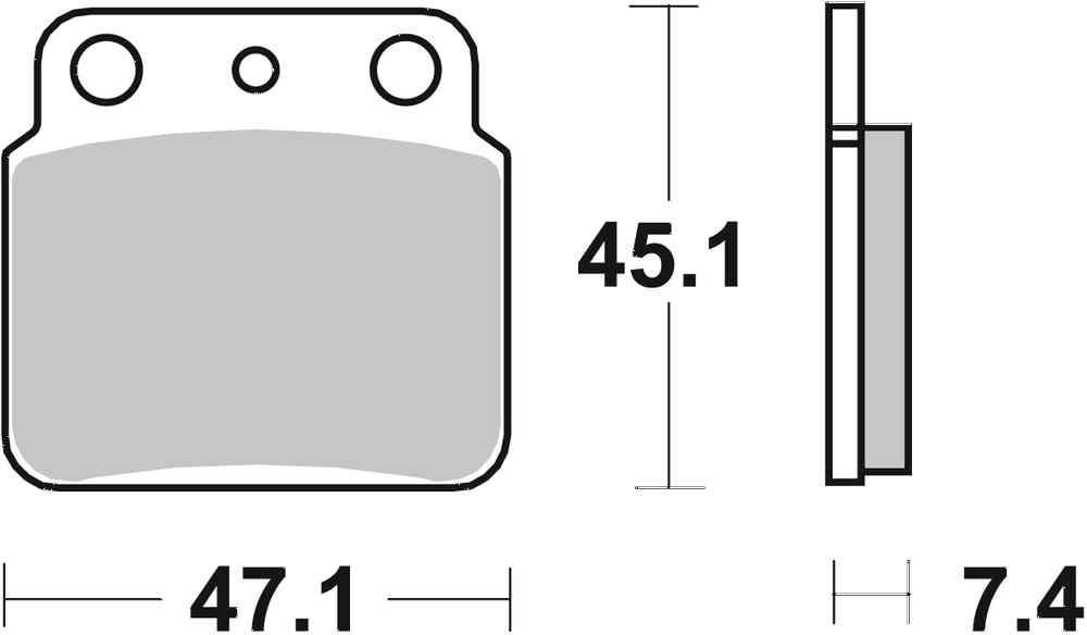 SBS FRICTION - Racing Sinter Off Road Rear Brake Pads - 649RSI-