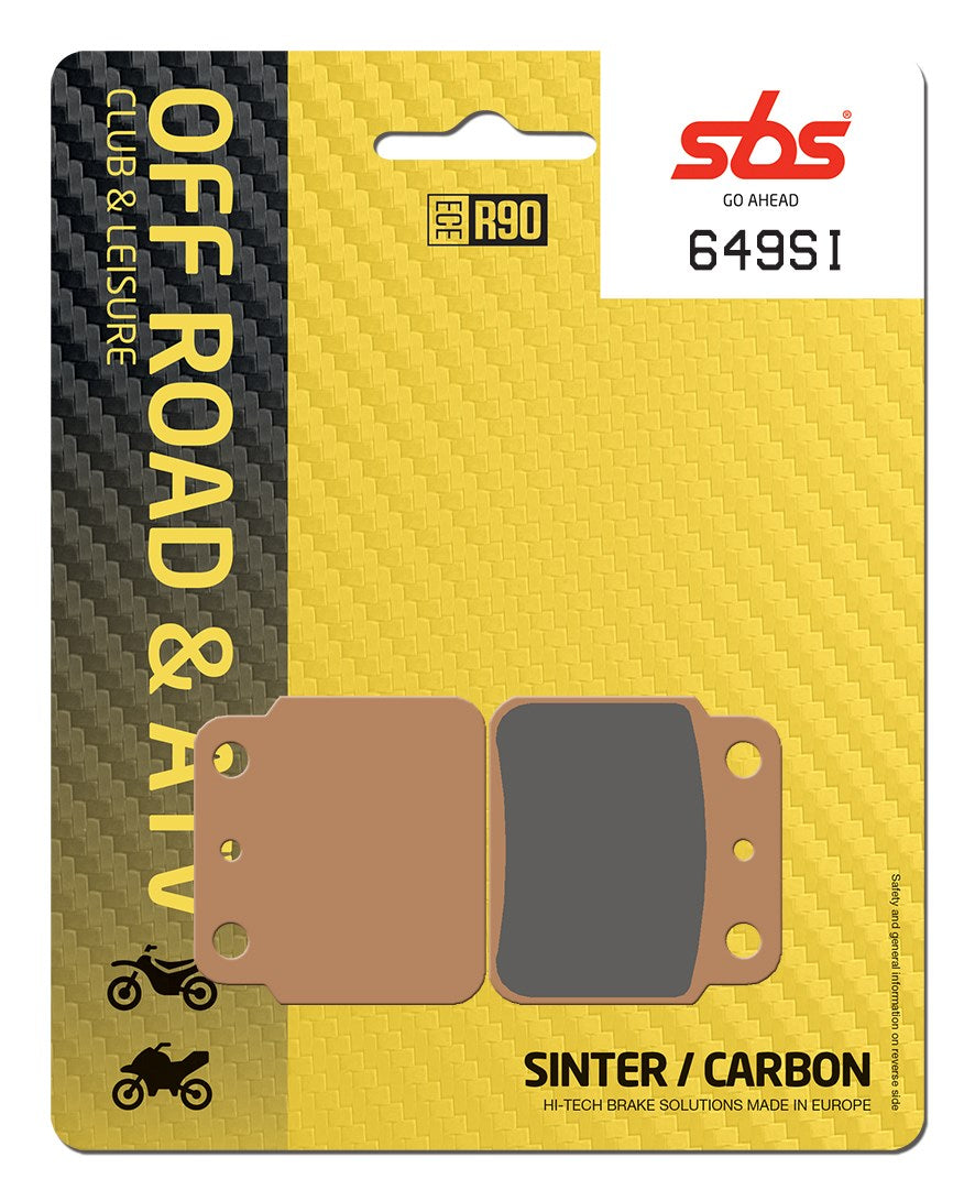 SBS FRICTION - Sinter Off Road Rear Brake Pads - 649SI-