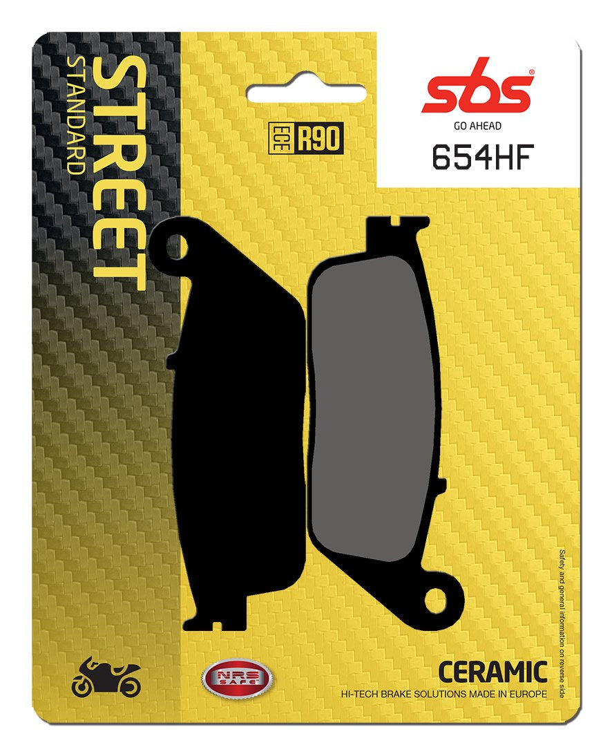 SBS FRICTION - Ceramic Front / Rear Brake Pads (SBS 181) - 654HF-