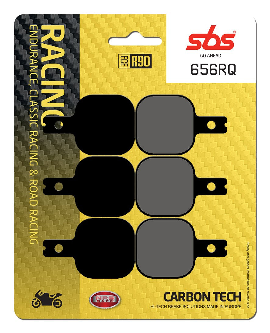 SBS FRICTION - Carbon Tech Racing Rear Brake Pads - 656RQ-