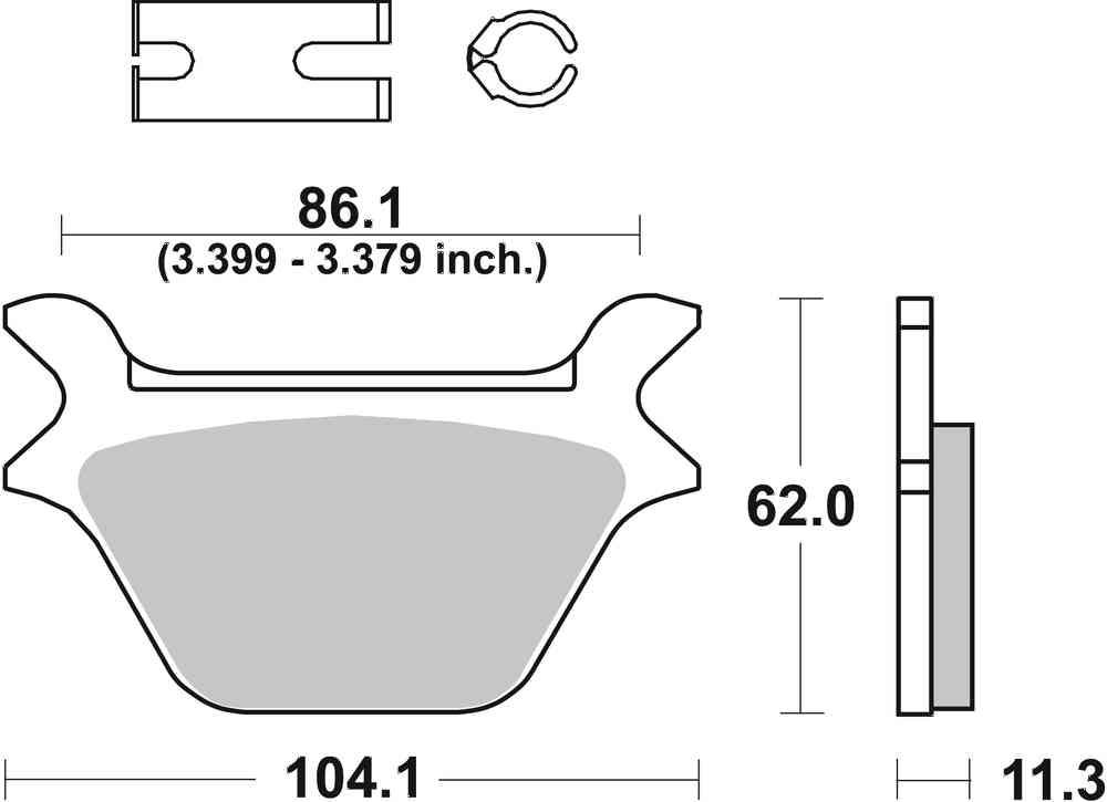 SBS FRICTION - Sinter Rear H-D Brake Pads - 669H.LS-