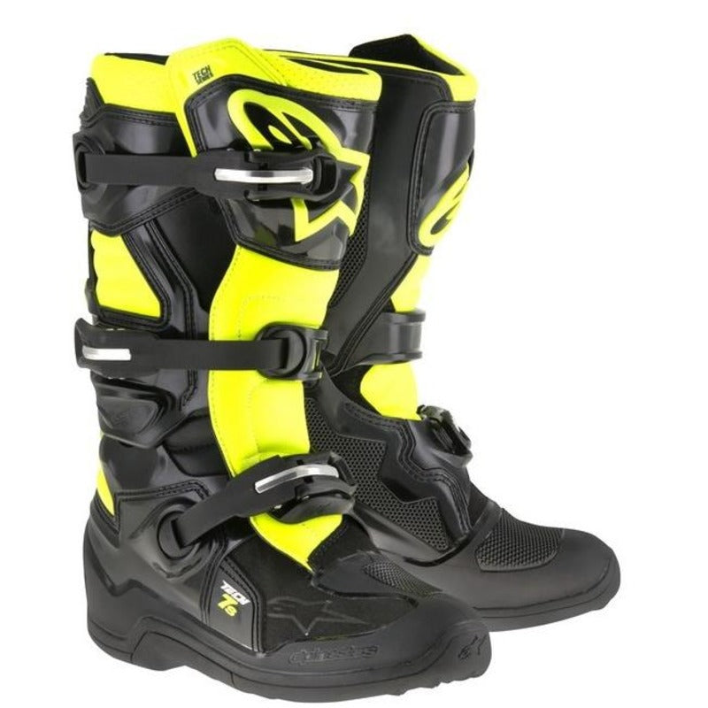 TECH 7S | BLACK FLURO YELLOW (0155) / YTH 07 $#$